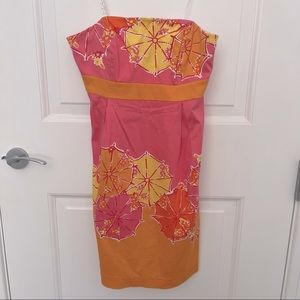 Lilly Pulitzer strapless dress, size 8
